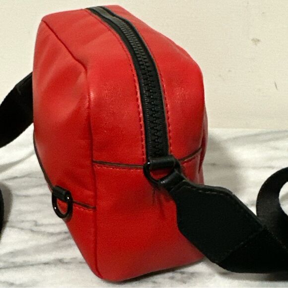 DKNY Red Belt Bag with Black Strap - Picture 12 of 15